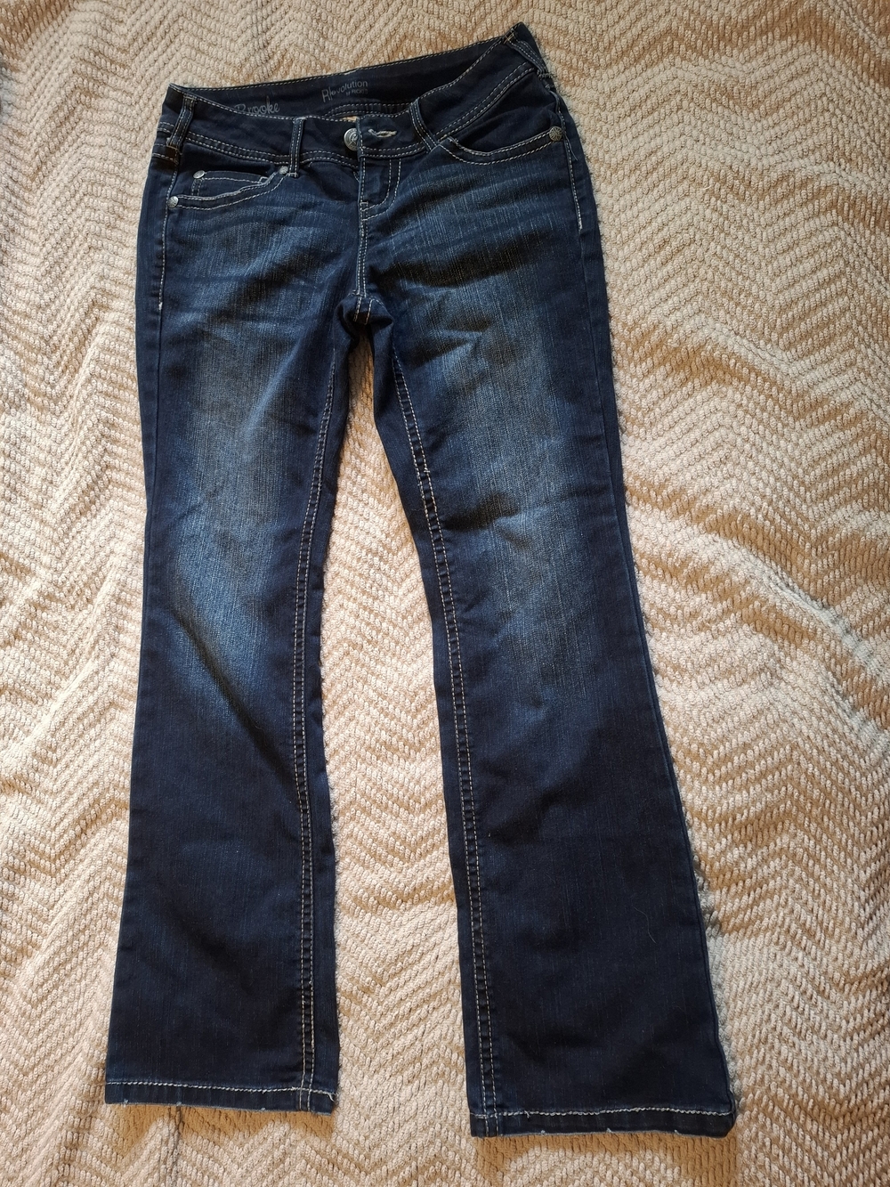 Revolution By Ricki's Dark Wash Bootcut Women’s Jeans - Classic Denim Size 27